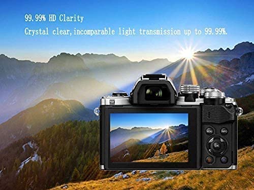 Pctc Rx100V Screen Protector For Sony Rx100V Zv-1 3 Packs 0.3Mm 9H Hardness Tempered Glass Screen Protector With 2* Hot Shoe Cap Cover #TOP4