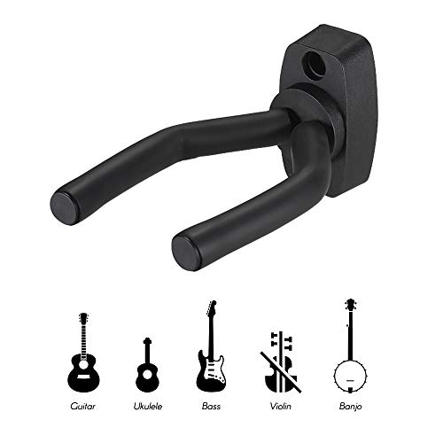 Lot de 2 supports muraux pour guitare avec vis et médiators – Compatibles avec toutes les tailles de guitares, ukulélé… - Les Beatles, Paul McCartney, John Lennon, RIngo Starr, George Harrison Lot de 2 supports muraux pour guitare avec vis et médiators - Compatibles avec toutes les tailles de guitares, ukulélé… – Image 4