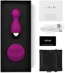 LELO HULA Beads: Bolas Chinas Vibradoras con Control Remoto, Uno de los Juguetes Sexuales más originales, estas Bolas Vaginales giran, rotan y vibran, Deep Rose