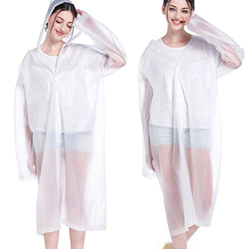 COHEALI 1pc Dull Polish Eva Rain Poncho Reusable Raincoat for Adults for Outdoor Activities Like Camping and Hiking Drying and Easy Storage3