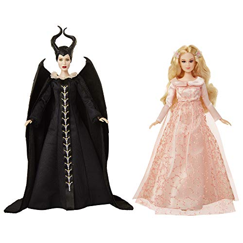 Disney Maleficent 2: Mistress of Evil - Aurora & Maleficent Collectible Two Doll Set, 11.5