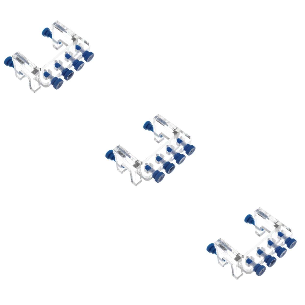 Milisten Aquarium Water Clamp Adjustable Dosing Pump Tube Holder for Fish Tanks Punch Installation Maximum Thickness Organizes Hoses and Tubes Efficiently