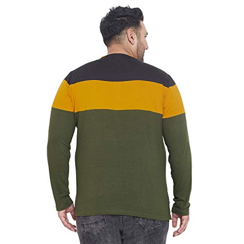 Image of Bigbanana Plus Size Men's Henley T-Shirt