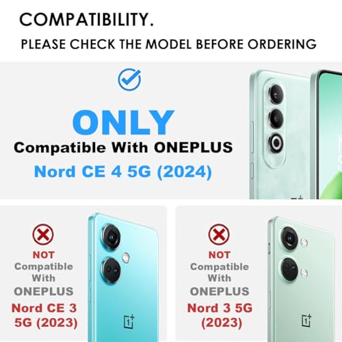 Image of REALCASE Silicone for OnePlus Nord CE 4 5G Back Cover Case, Scratch Resistant Protective Crystal Clear Transparent Shock Proof Bumper Back Cover Case for OnePlus Nord CE 4 5G