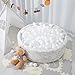 STARBOLO Ball Pit Balls Phthalate Free BPA Free Non-Toxic Crush Proof Play Balls for Toddlers Kids Pool Playhouse (100 Balls-White/Transparent) …