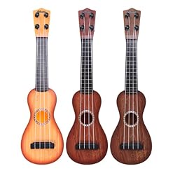 MILISTEN Taille Guitare Quatre Jouet Musical Petit Ukulélé Rouge avec Enfants Mini Instruments Bois Couleur Jouant Imité - Les Beatles, Paul McCartney, John Lennon, RIngo Starr, George Harrison