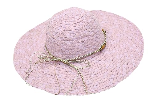 Image of Summer Medium Brim Floppy Beach Straw Hats for Women