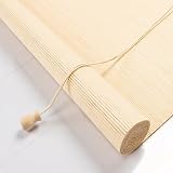 🎐【Protection de l'intimité】: L'abat-jour en bambou filtre efficacement la lumière, crée une lumière naturelle confortable sans assombrir la pièce. Idéal pour lire, dormir ou travailler. Offre une protection de l'intimité tout au long de l'année.