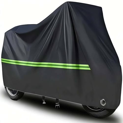 Outdoor Motorradabdeckung für Husqvarna FE 350s, Garage für Motorräder Abdeckung, Motorrad Plane Staubdicht Wetterfest mit Reflektionsstreifen