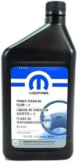 Genuine Mopar Power Steering Fluid +4 MS-9602 (68218064AC) - 32 Fl Oz for Post-1998 Chrysler Vehicles
