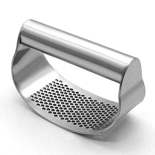 Espremedor de alho doméstico Ajeerd de aço inoxidável para cozinha manual