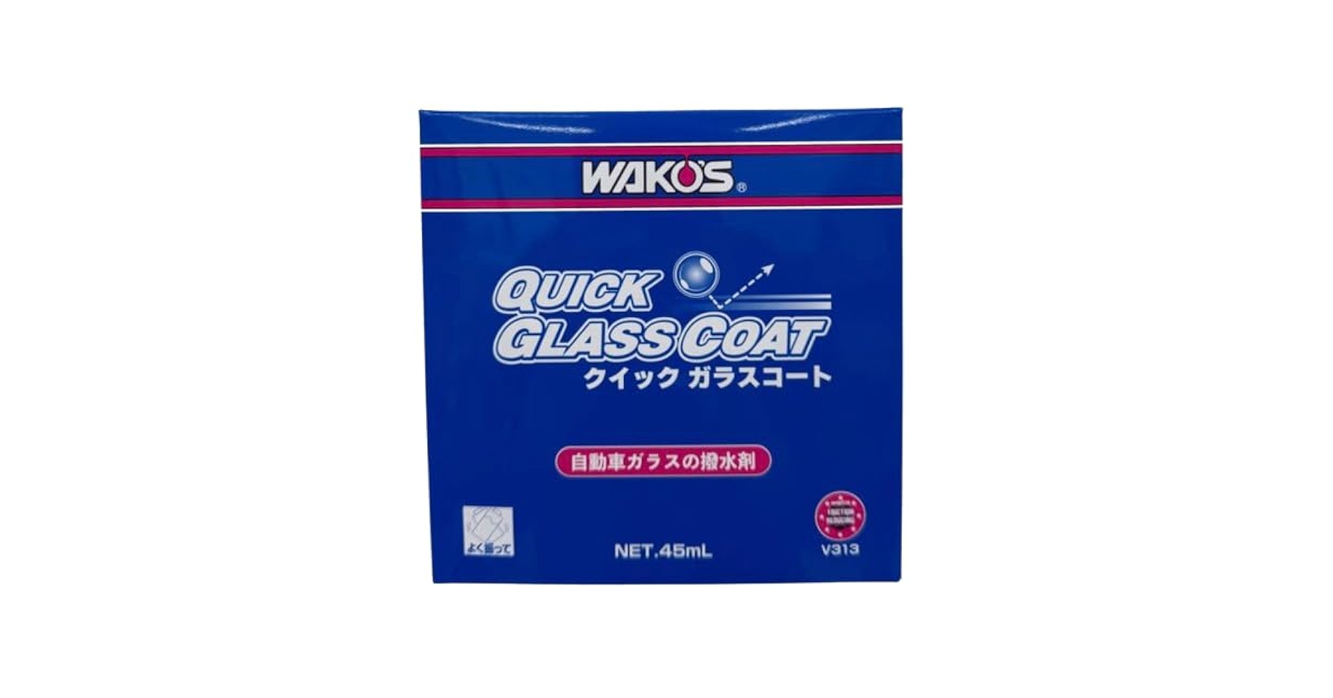 WAKO'S Q-GC V313 ワコーズ クイックガラスコート6セット WAKOS WAKO'S Q-GC V313 ワコーズ クイックガラスコート 45ml 車