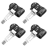 433MHz TPMS Sensor, Tire Pressure Monitoring System Sensor - Compatible for Land Rover Range Rover/Evoque/Sport, for Jaguar E/F/I-Pace XE XF XJ F-Type - Replace Part GX63-1A159-AA, C2D47173 Set of 4