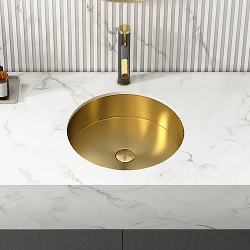 Weibath 80076764 Modern Luxury Stainless Steel Round Sink Undermount Bathroom Wash Sink  cover