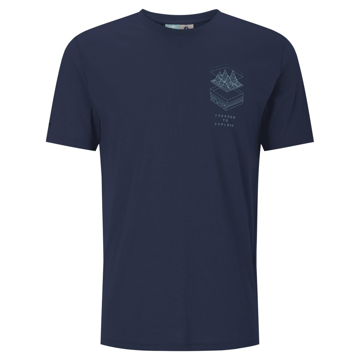 Scott Uomo Dri Outdoor/Sportshirt Manica Corta Blu 2026