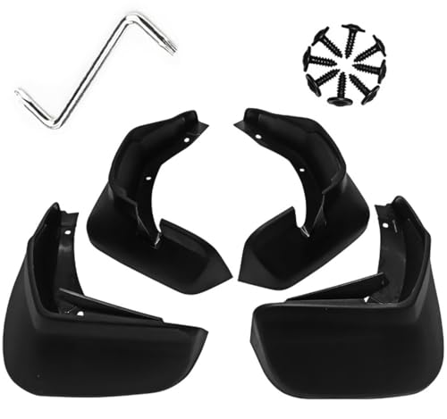 Image of Mud Flaps Mud Guards Fit for 2015-2021 Honda Odyssey, Front & Rear Mud Splash Guards Accessories - 4 Pc, Black