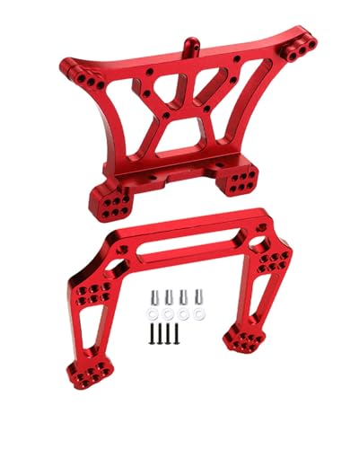 Remplacement tours amortisseurs 3638 3639 en alu rouge pour corriger la suspension Traxxas 2WD