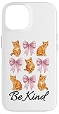 Photo Gallery be kind - fiocco con gatto soriano arancione custodia per iphone 14 Photo Gallery be kind - fiocco con gatto soriano arancione custodia per iphone 14