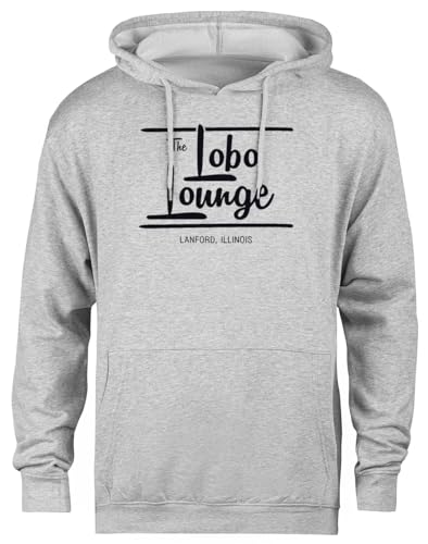 Pull à capuche gris unisexe The Lobo Lounge en coton doux