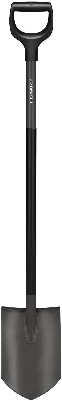 Fiskars Gärtnerspaten, Spitz, Spaten für harte, steinige Böden, Länge