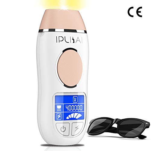 Permanent IPL Hair Removal System - IPLBAI Painless Professional Hair Remover Device for Women Facial Whole Body Home Use or Travel