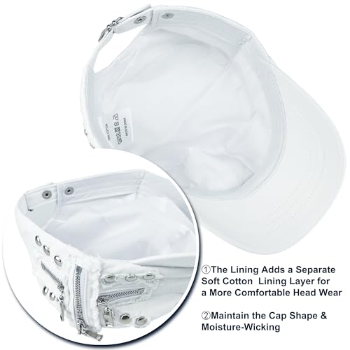 Sombrero Militar Ajustable de Algodón Suave para Mujer miniatura 5