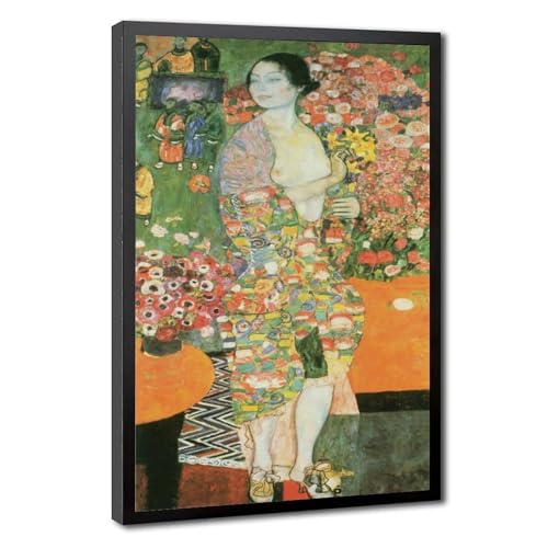 Toile The Dancer Gustav Klimt pour décoration murale de bureau élégante et salon moderne