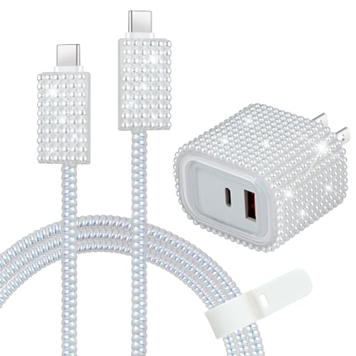 Image of Aolcev for iPhone Charger Fast Charging Pearl USB C Wall Charger Block 30W