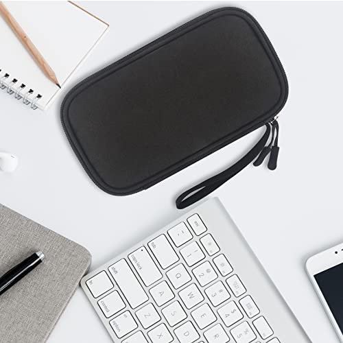 Lacdo Usb Flash Drive Case Thumb Drive Holder Case Organizer Portable Electronic Accessories Storage Bag For Sandisk/Samdata/Samsung Usb Flash Drives Jump Drive Memory Stick, Sd Card, Cable, Black #TOP4