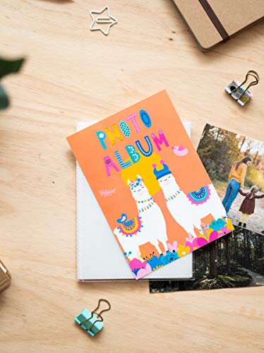 Grupo Erik Fotoalbum Klein Einsteckalbum Lama - Einsteckalbum 10x15 Klein, Rot