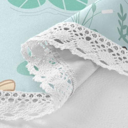 Nappe d'extérieur ronde avec fermeture éclair lavable pour parasol central