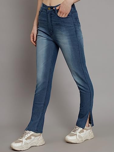 Image of GUTI Womens High Rise Ankle Length Jeans
