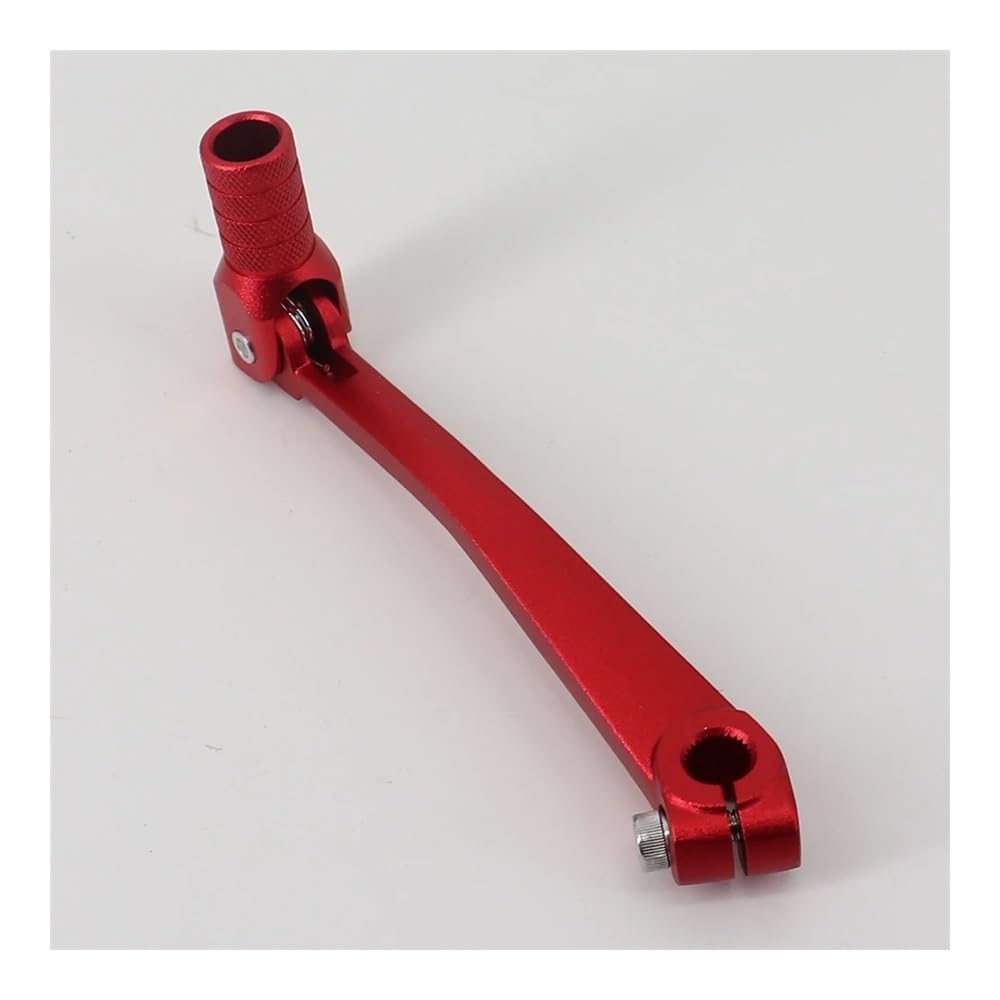 Teknui Red Motorcycle Gear Lever Motorcycle Folding Gear Shift Lever For Kayo Bosuer 110/125/140/150/160/250Cc Dirt Bike Pit Bikes Gear Lever