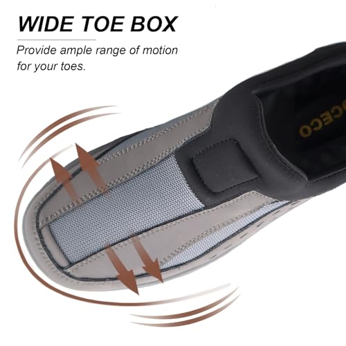 Mens Slip On Hands Free Loafers Causal Outdoor Walking Slip-Ins Breathable Step in Work Shoes4