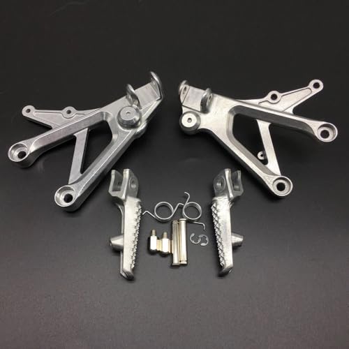 Support de repose-pieds CBR600 F4I finition argentée - 3