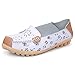 labato Women’s Leather Loafers Stylish Slip on Moccasin Shoes Outdoor for Walking Driving