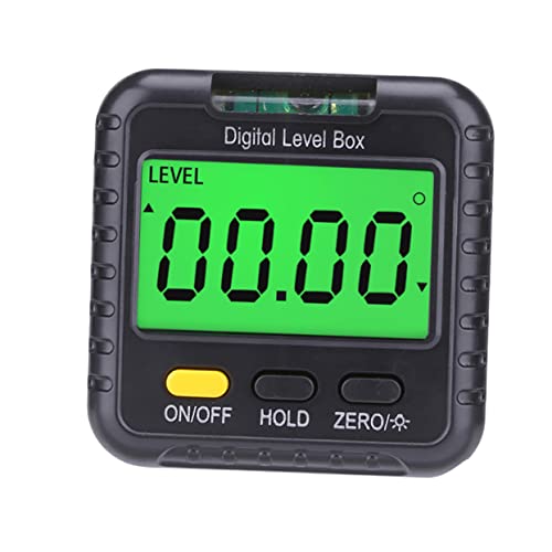 DOITOOL Box Spirit Level Inclinometer Digital Mini Level Angle Finder Level Digital Level Locator Battery