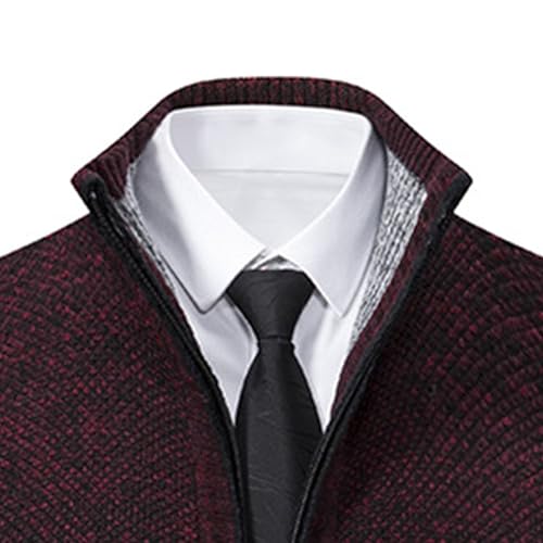 Men's Knitted Cardigan Vest Stand Up Collar Sleeveless Sweater Comfortable Breathable Tank Top4