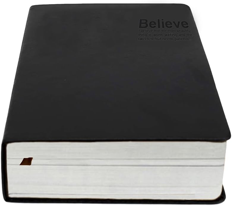 Lemical Thick Leather Journal Notebook 720 Pages Retro Thick Lined Paper Writing Journal B6 Hardcover Vintage Travel Diary for Notes Ideal Gifts for Christmas Anniversary Birthday Holiday - Image 2