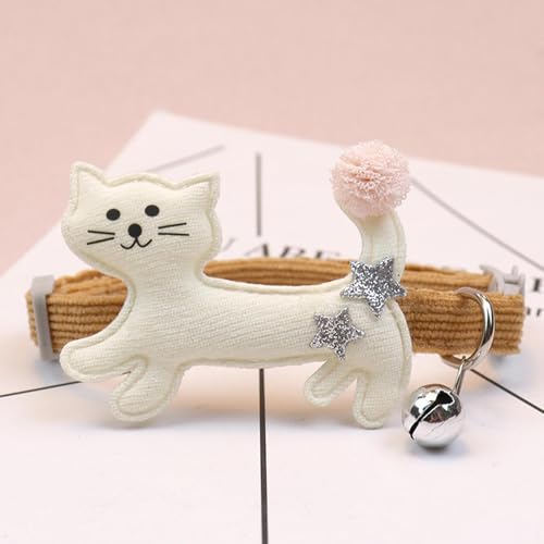 Collier de cloche de chat en peluche réglable pour chatons et petits chiots - 8