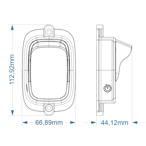 Masterinfo3D, Protetor Anti Furto E Chuva P/Campainha Cacazi A10 e Hyh10 Cor:Preto
