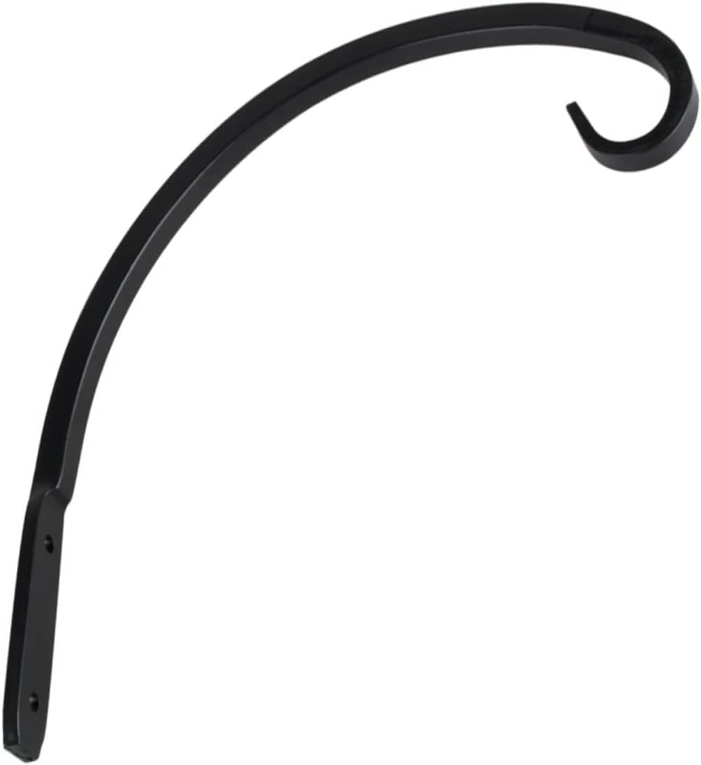 Yardwe Outdoor Plant Hooks Wall Mounted Basket Iron Plant Hanger for Flower Decor