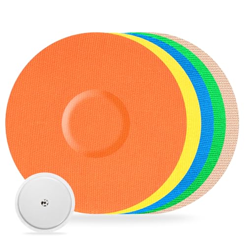 Confezione da 20 toppe impermeabili per sensori Libre Freestyle Libre 1/2/3 flessibili CGM senza colla in The Center-Enlite-Guardian-Freestyle Libre patch sensore 14 giorni, colori chiari