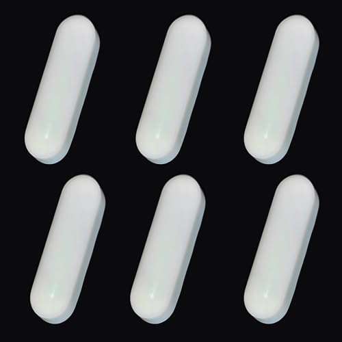 LABALPHA 6Pcs PTFE Magnetic Stirrer Mixer Stir Bar, Magnetic Stir Bar 40mm/1.57 inch