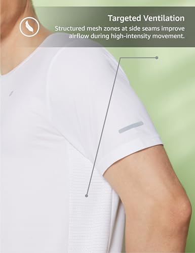 Image of Symbol Premium Men's Solid Regular Fit Sports Stretch T-Shirt | Round Neck | Raglan Sleeve | Moisture-Wicking | Activewear | Running | Gym | Plain (Available in Plus Sizes)
