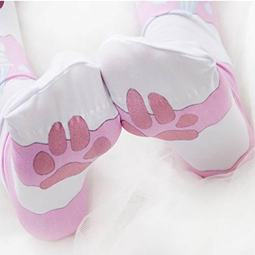 1 Par Moda Cosplay Meias Altas Da Coxa Meias De Coxa Para Cosplay De Halloween De Natal Meias De Can