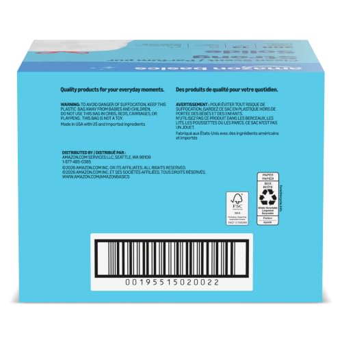 Image of Amazon Basics Scented Trash Bags, Tall Kitchen Drawstring, Clean Fresh Scent, 13 Gallon, 200 Count, Pack of 2, Packaging May Vary