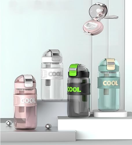 Image of THE VENTI SHOTAY COOL Unbreakable Water Bottle with Sipper BPA Free Tritian, Leak-Proof Water Bottle Ideal for Office, Sports, School, Gym (500ML White)