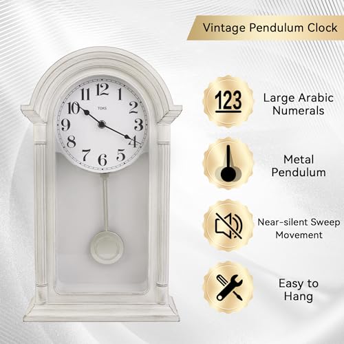 Reloj de Pared Vintage con Péndulo Elegant Lily's Home miniatura 4