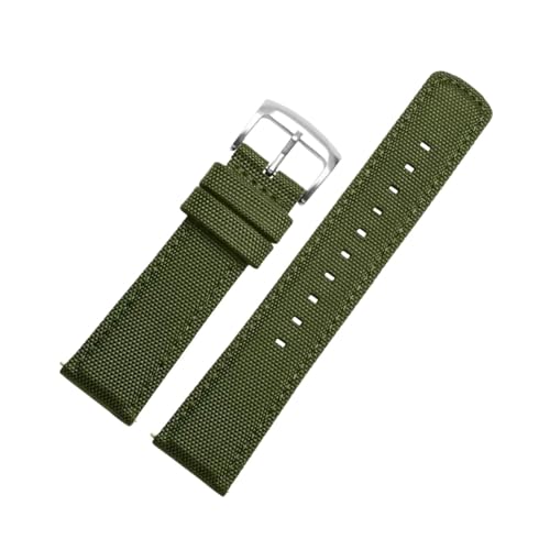 [�n�C�S�[] �i�C�����L�����o�X���v T116617 ���v�o���h�ƌ݊��� SRPC33J1 SUR271P1 SNK809K1 ���v�o���h 20 21 22mm �ƌ݊�������A���풅�ɍœK(Green-silver,22mm)